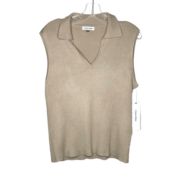 Calvin Klein Sleeveless Knit Sweater Vest Women's XL - Picture 4 of 12
